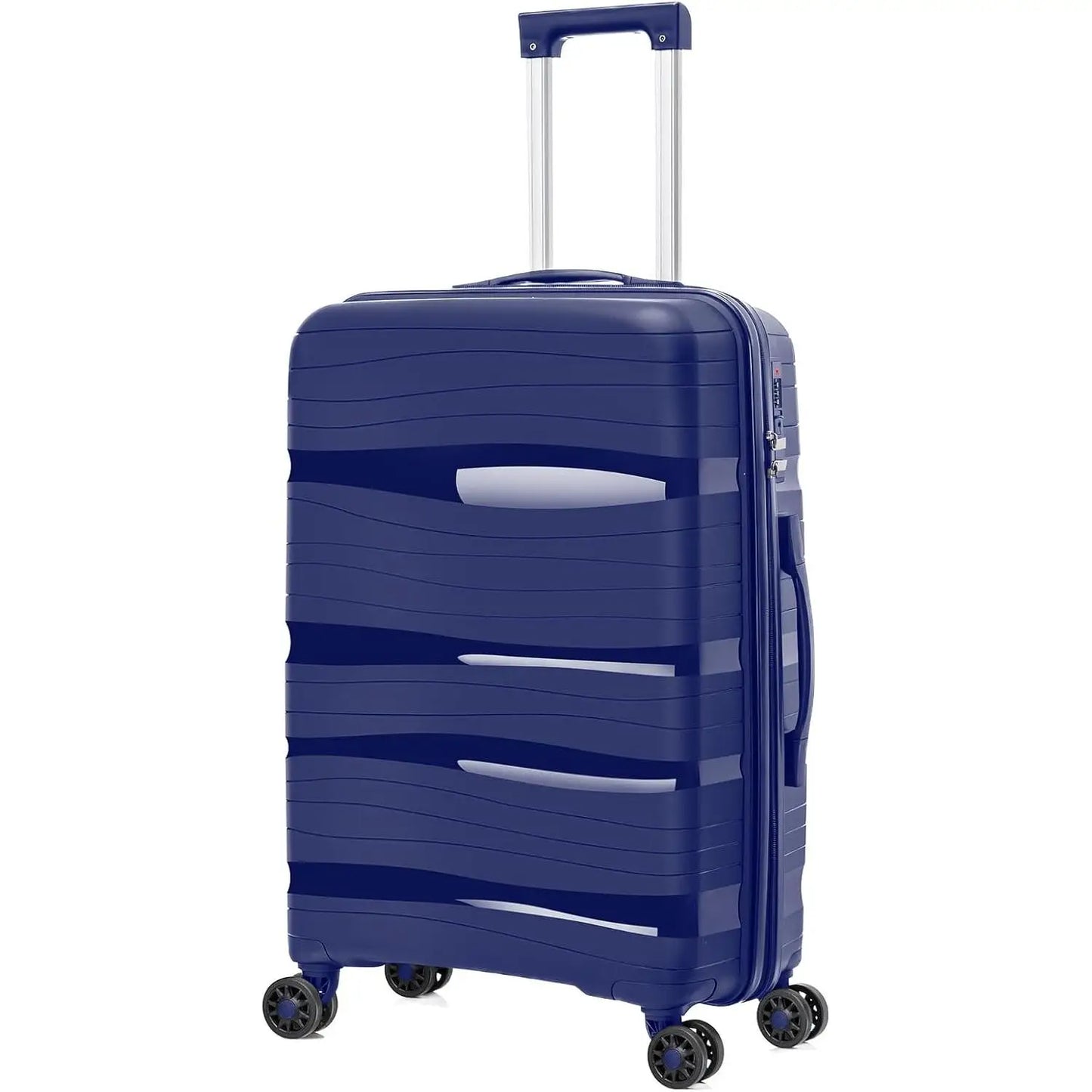 Travel suitcases. Various sizes and colors. Cabin suitcase and large travel suitcase 23 kg. Travel suitcase set, medium suitcase, small children's cabin suitcases or carry-on luggage. 4-wheel rigid airplane suitcase set pack. Artree.
