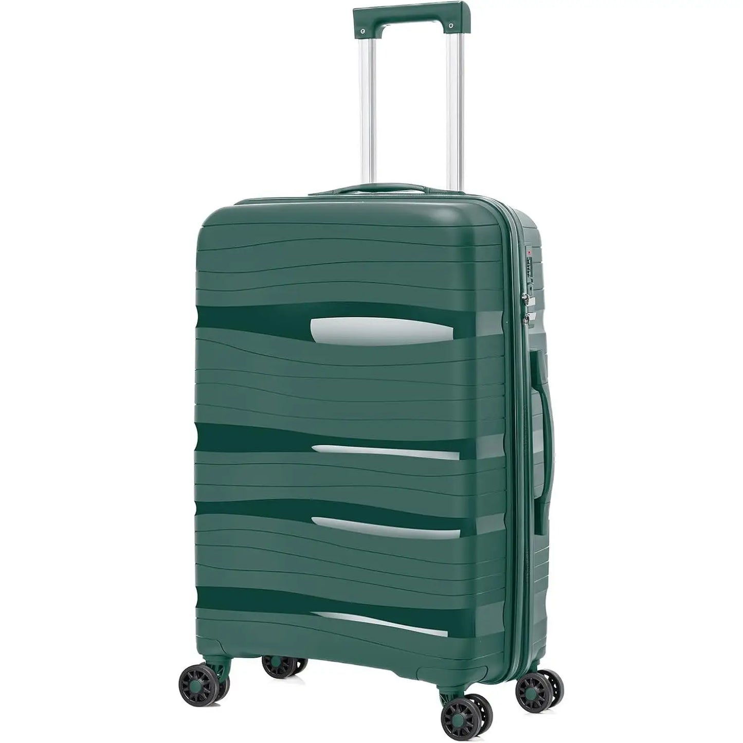 Travel suitcases. Various sizes and colors. Cabin suitcase and large travel suitcase 23 kg. Travel suitcase set, medium suitcase, small children's cabin suitcases or carry-on luggage. 4-wheel rigid airplane suitcase set pack. Artree.