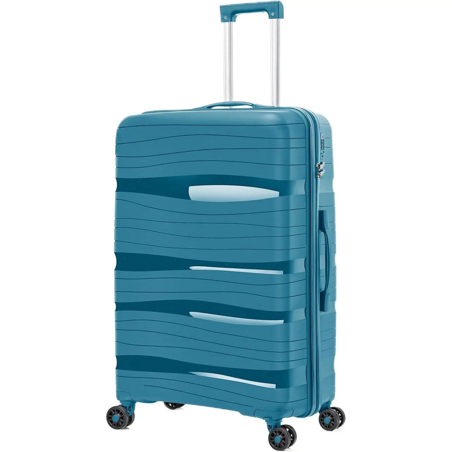 Travel suitcases. Various sizes and colors. Cabin suitcase and large travel suitcase 23 kg. Travel suitcase set, medium suitcase, small children's cabin suitcases or carry-on luggage. 4-wheel rigid airplane suitcase set pack. Artree.